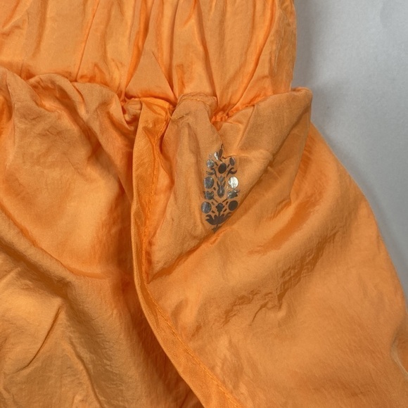 Free People Way Home Orange High Waisted Shorts XL - Picture 3 of 9